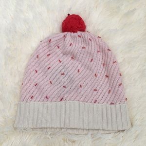 Kate Spade cupcake knit hat